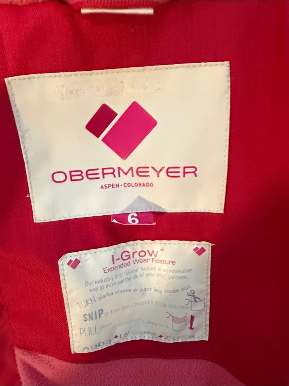 Obermeyer this pink
